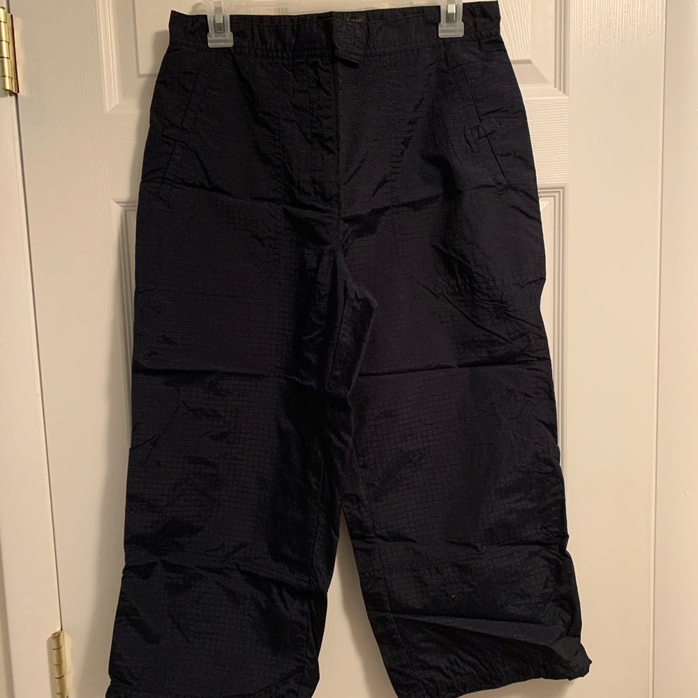 Nylon Drawstring Bottom Cargo Capris - image 1